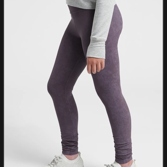 Athleta Girl Snow Dye High Rise Powervita Chit Chat Tight Leggings - Picture 2 of 8